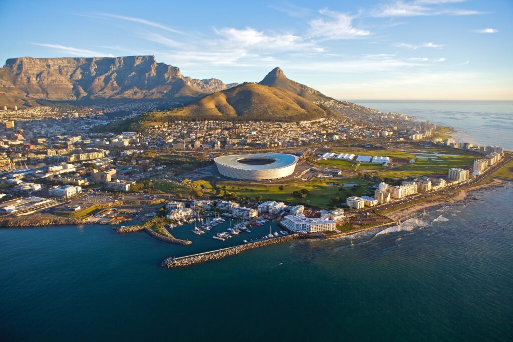 Table Top Mountain in South Africa